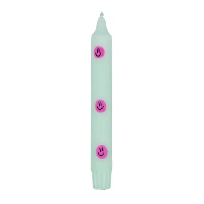 Dinerkaars Smiley Groen Roze Smiley
