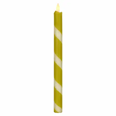 LED Kaars Pistachio Twist