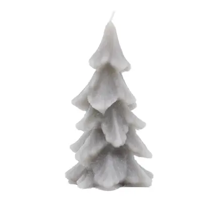 Kerstboomkaars - Grijs