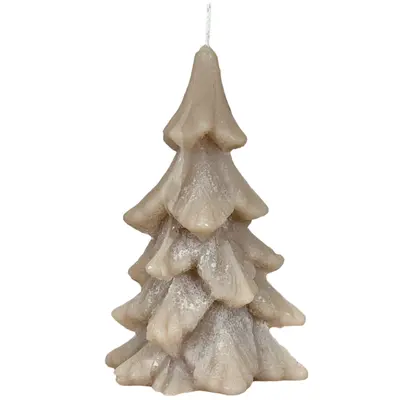 Kerstboomkaars - Beige