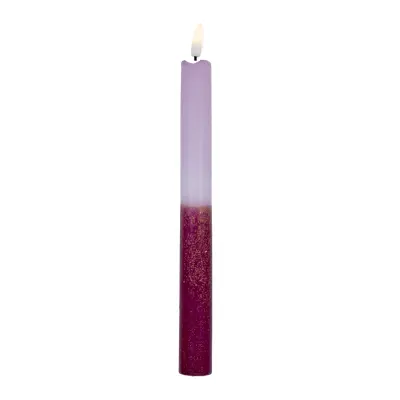 LED Kaars Burgundy Lumine