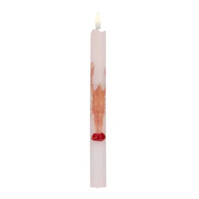LED Kaars Kreeftjes Peach