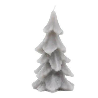 Kerstboomkaars - Grijs