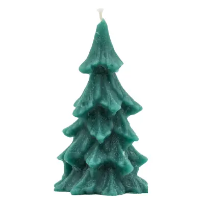 Kerstboomkaars - Donkergroen